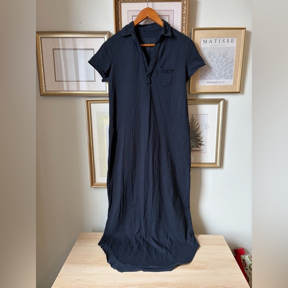 Frank & Eileen polo midi dress in black small - Picture 6 of 11